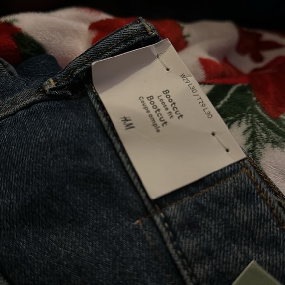 New H&M men Bootcut Loose Jeans 29x30 - Picture 8 of 8